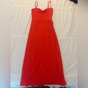 Aritzia Wilfred Midi Slit Dress